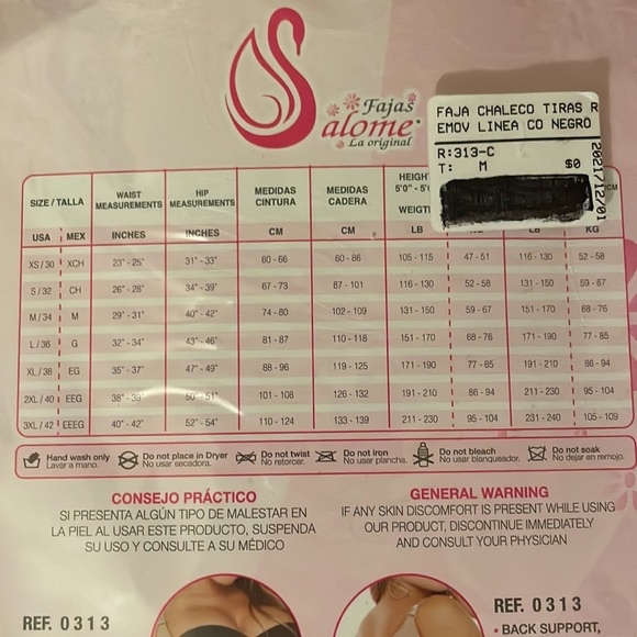 Salome 0313 Colombian Waist Trainer Fajas Reductoras Cinturillas Colombianas - Picture 5 of 5